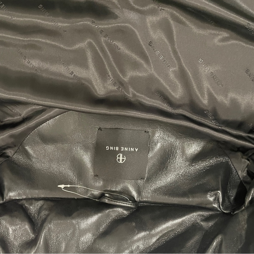 ANINE BING Oslo Leather Puffer Size Small - Picture 8 of 11